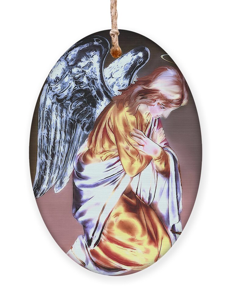 Angels Ornament featuring the photograph Guardian Angel by Pennie McCracken