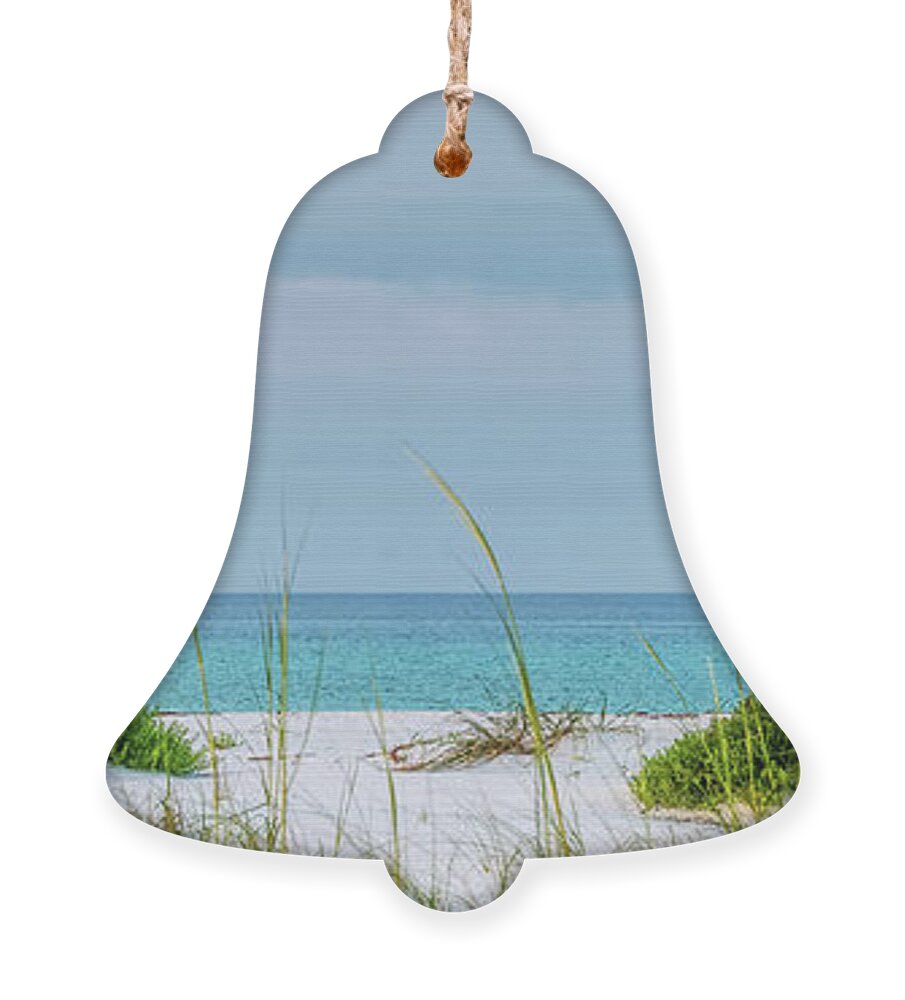 Gulf Island National Seashore Park Ornament featuring the photograph Gulf Island National Seashore Panorama by Jennifer White