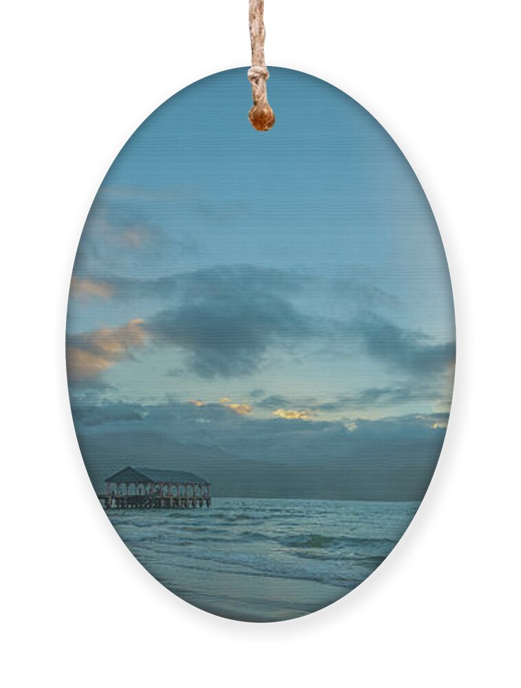 Kauai Ornament featuring the photograph Hanalei Surfer Girl. by Doug Davidson