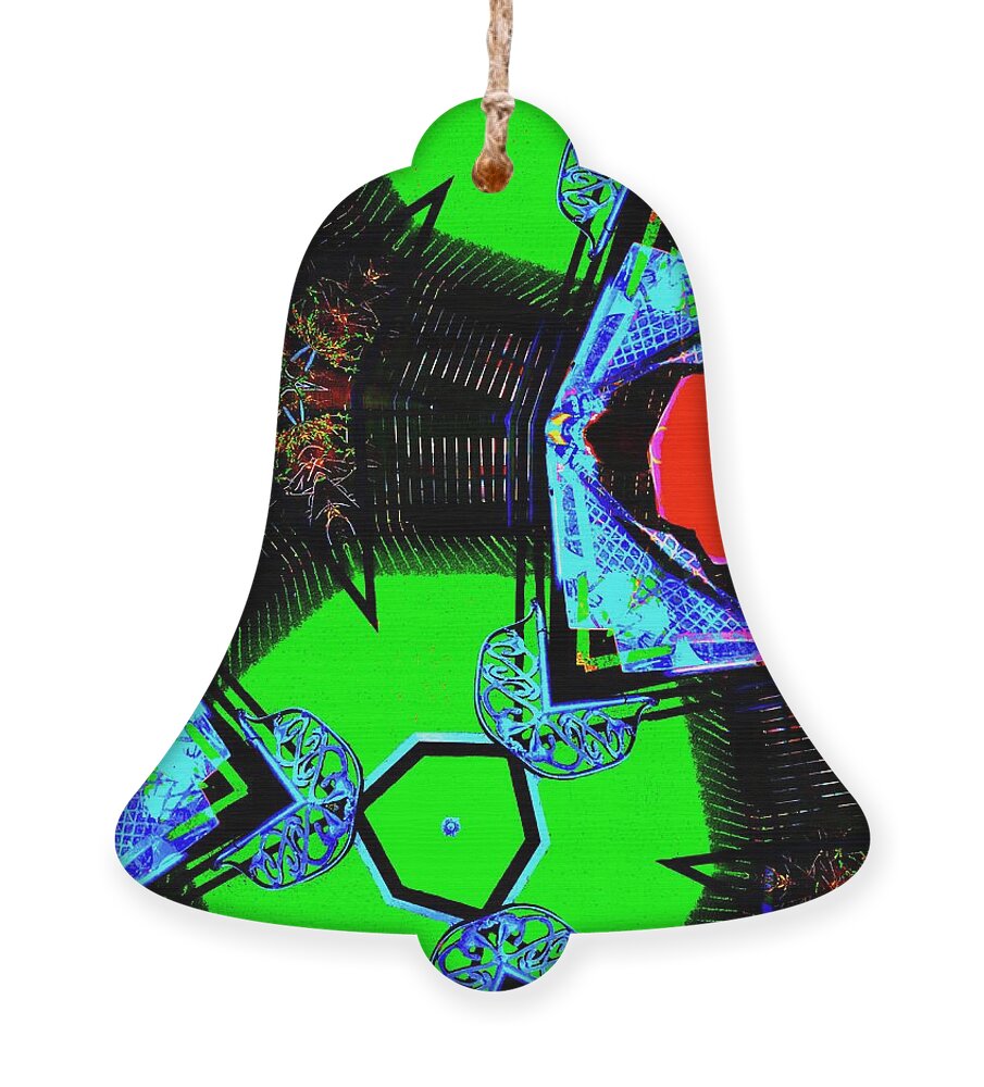 Led Lsd Euphoric Euphoria Lights Psychedelic Ornament featuring the digital art Have a LED LSD Holiday by Glenn Hernandez