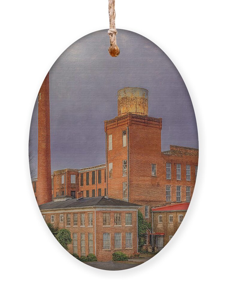 Cleveland Ornament featuring the photograph Historic Hardwick Woolen Mill, Tennessee by Marcy Wielfaert