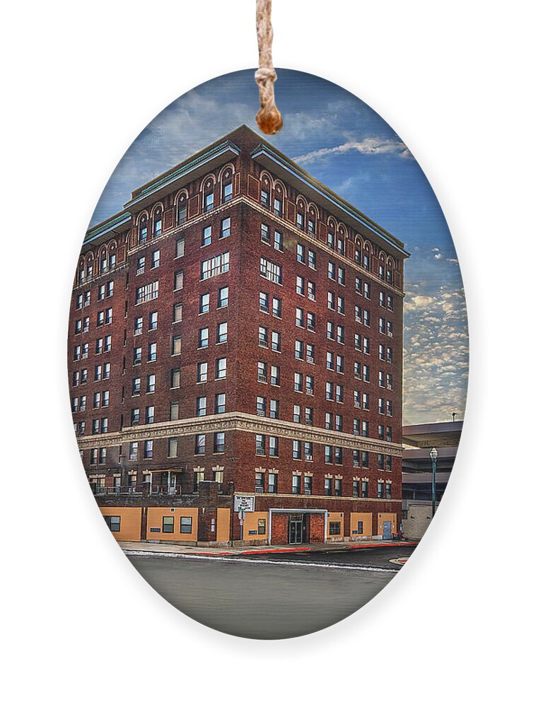 Hotel Ornament featuring the photograph Historic John Sevier Hotel by Shelia Hunt