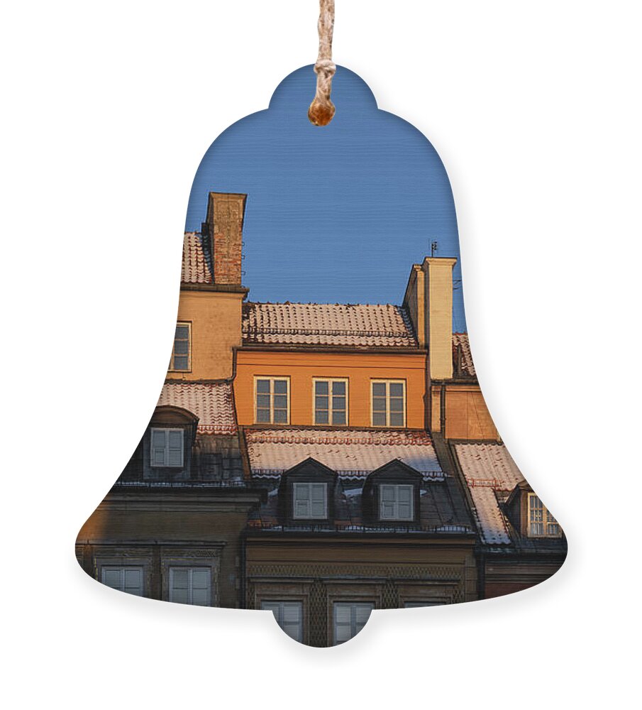 House Ornament featuring the photograph Historic Tenement Houses At Sunset by Artur Bogacki