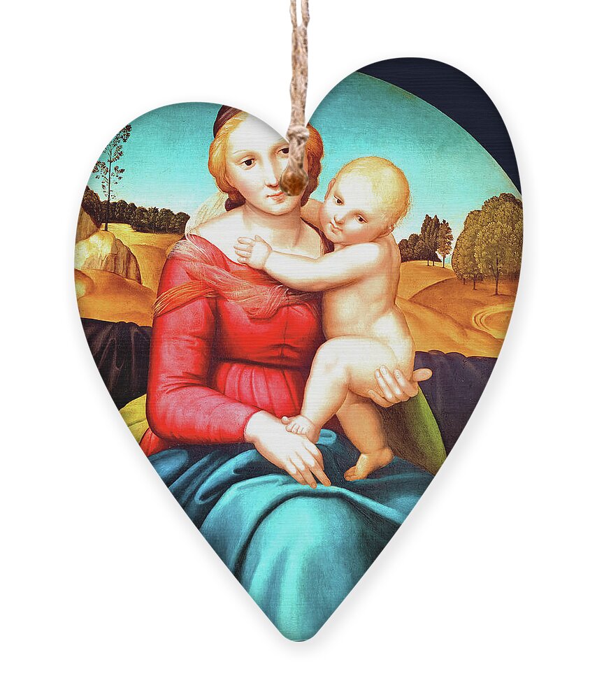 Baby Jesus Ornament featuring the photograph Holy Family 15th Century by Munir Alawi