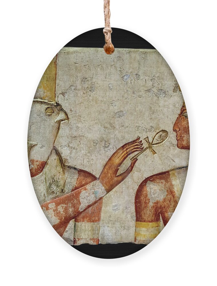 Horus And Ramses Ii Ornament featuring the photograph Horus and Ramses by Weston Westmoreland