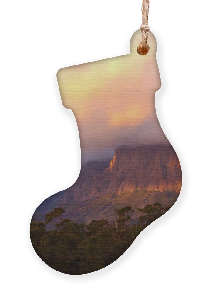 Sunrise Ornament featuring the photograph Hottentots Holland Mountain Sunrise by Jeremy Hayden
