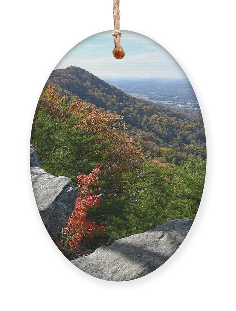 House Mountain Ornament featuring the photograph House Mountain 19 by Phil Perkins