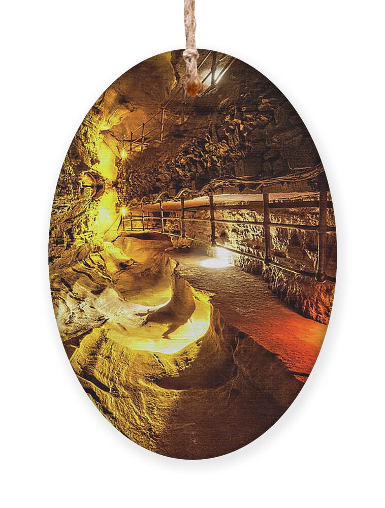 Howes Caverns Ornament featuring the photograph Howes That Again? by Dan McGeorge