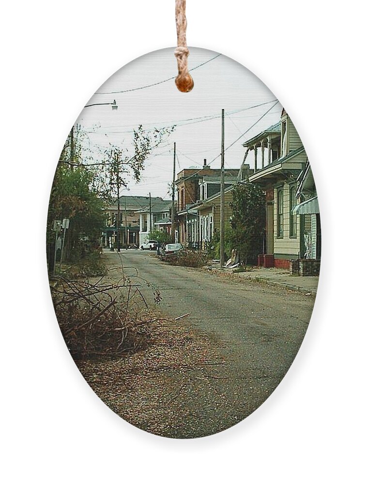 New Orleans Ornament featuring the photograph Hurricane Katrina Series - 19 by Christopher Lotito