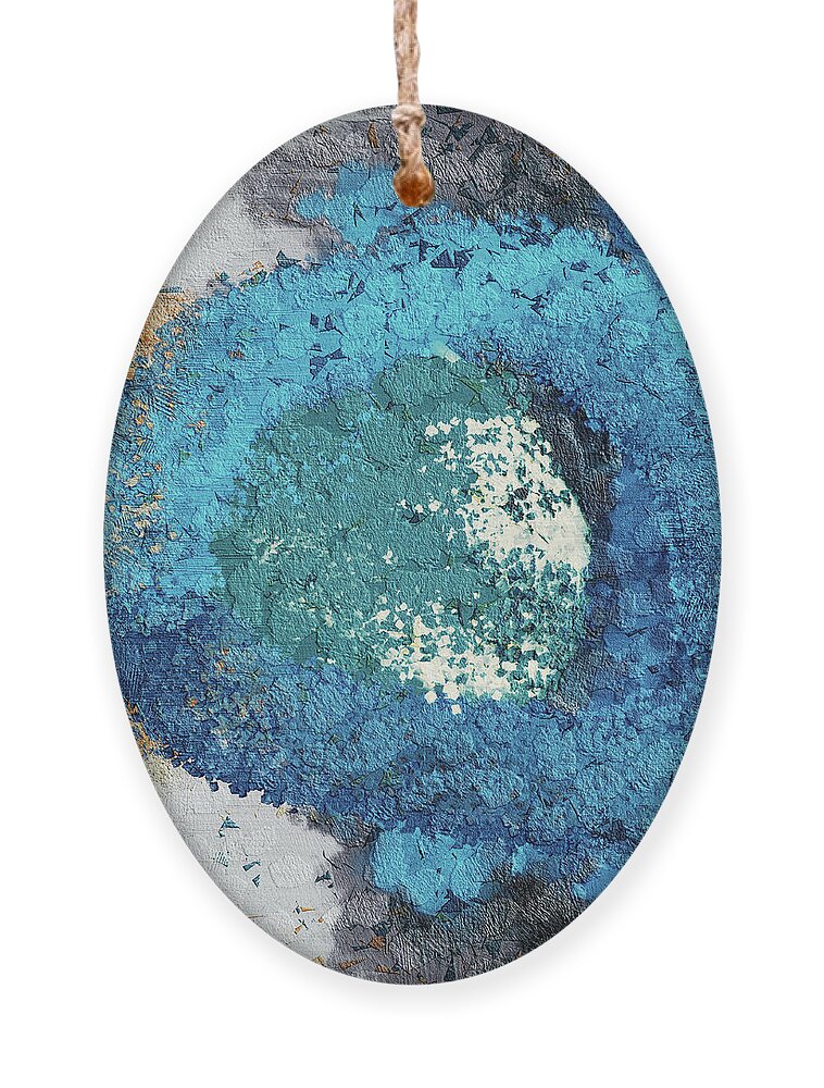 Abstract Ornament featuring the ceramic art Improvisation 9180 by Bentley Davis
