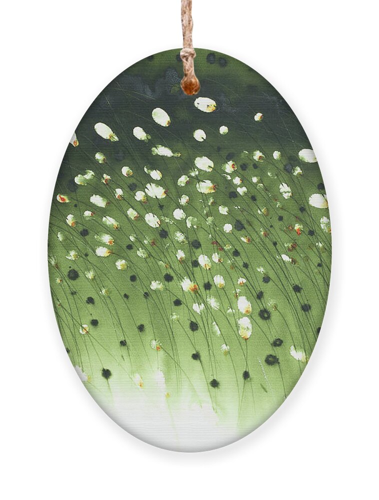  Ornament featuring the painting 'In the Breeze 2' by Petra Rau