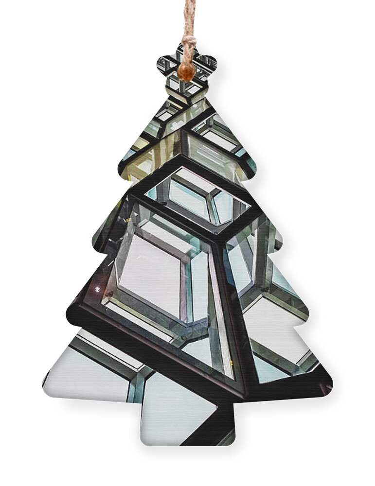 Harpa Concert Hall Ornament featuring the photograph Interior of Harpa Concert Hall in Reykjavik Iceland by Alexios Ntounas