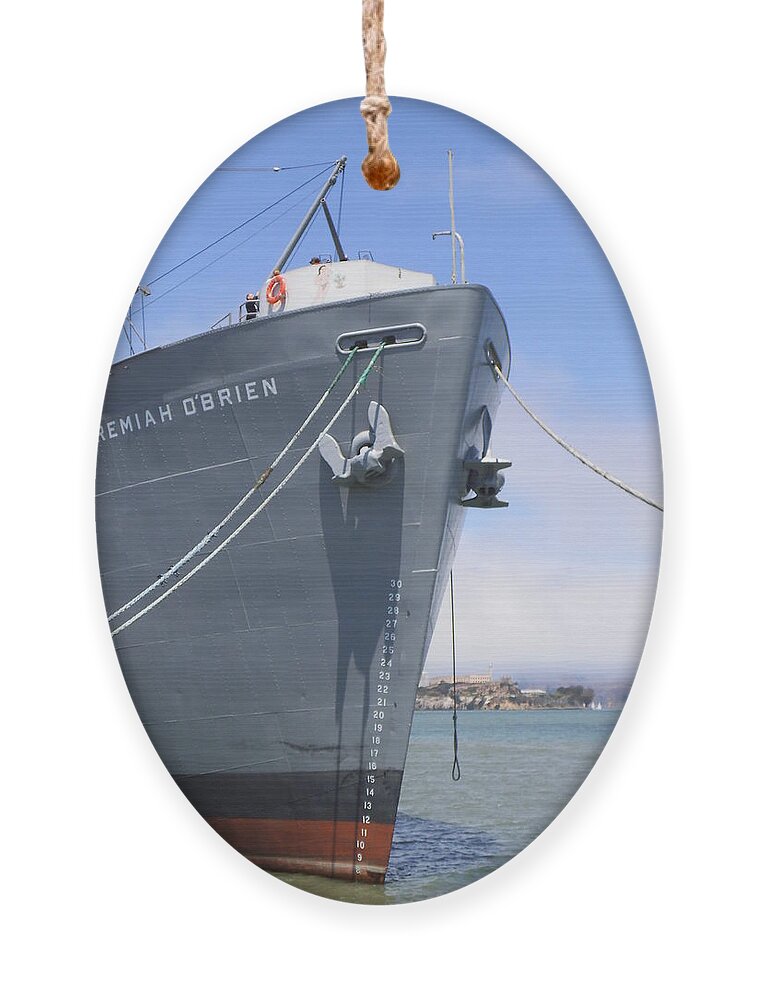 Ship Ornament featuring the photograph Jeremiah O' Brien by Heather E Harman