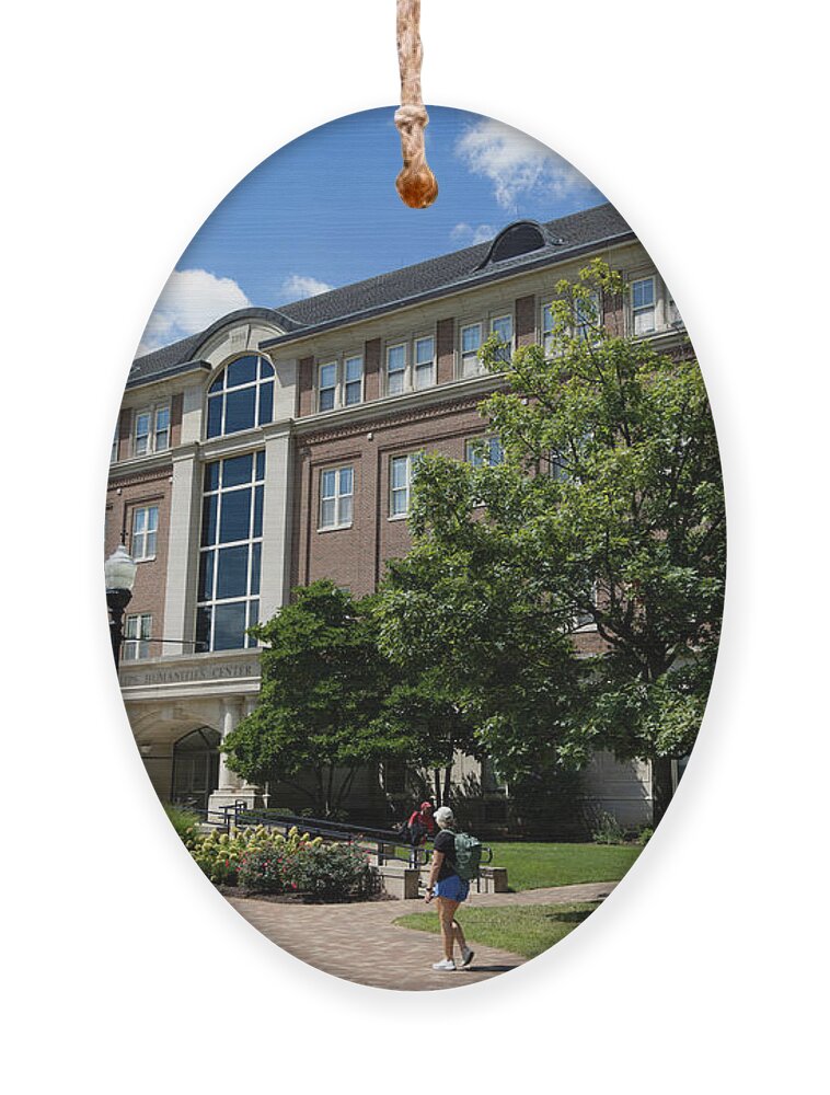 Private College Ornament featuring the photograph Jesse Phiilips Humanities Center at the University of Dayton by Eldon McGraw