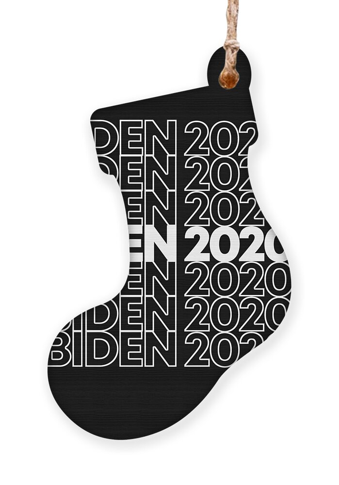 Cool Ornament featuring the digital art Joe Biden 2020 by Flippin Sweet Gear