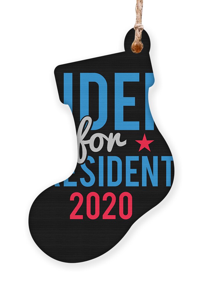Joe Biden 2020 Ornament featuring the digital art Joe Biden for President 2020 by Flippin Sweet Gear