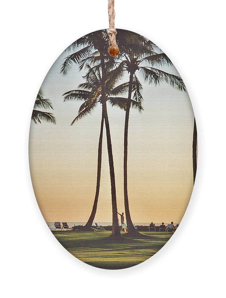 Hawaii Ornament featuring the photograph Kauai Hawaii at Sunset by Mary Lee Dereske