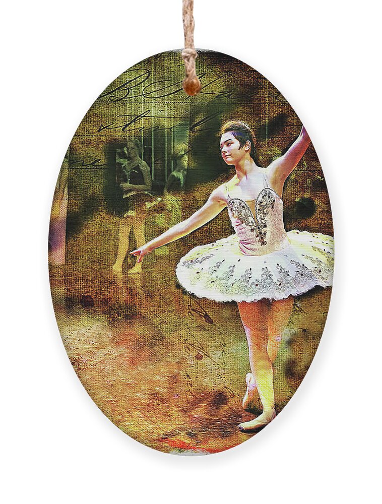 Ballerina Ornament featuring the photograph Kayla by Craig J Satterlee