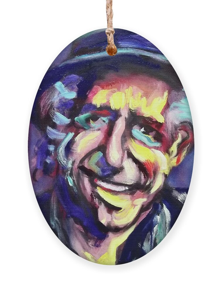Painting Ornament featuring the painting Keith by Les Leffingwell