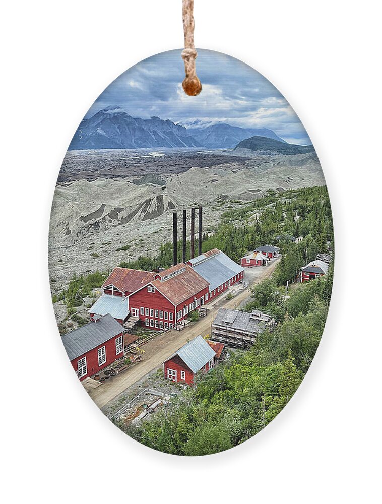 Alaska Ornament featuring the photograph Kennecott Ruins III by Cheryl Strahl