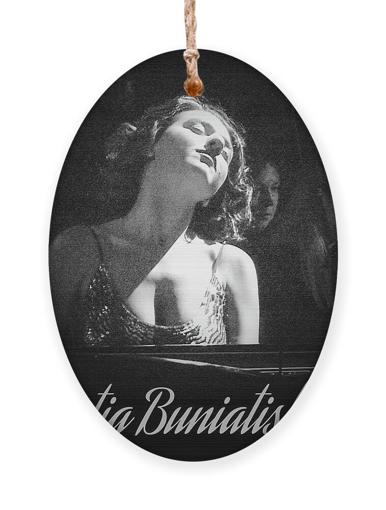 2d Ornament featuring the photograph Khatia Buniatishvili by Brian Wallace