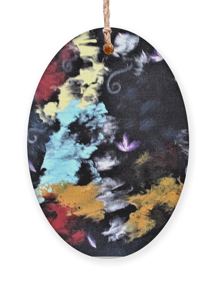 Kindness Adds Karma Ornament featuring the painting Kindness Adds Karma by Lynn Raizel Lane