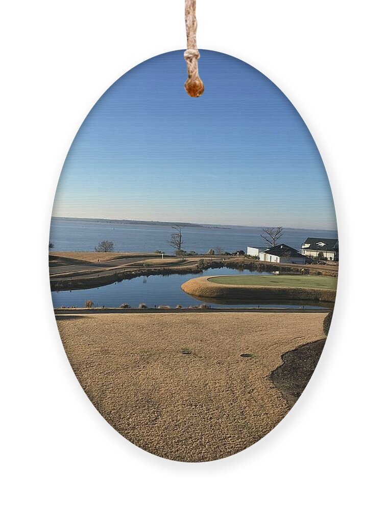 Kingsmill Ornament featuring the photograph Kingsmill James River by Catherine Wilson