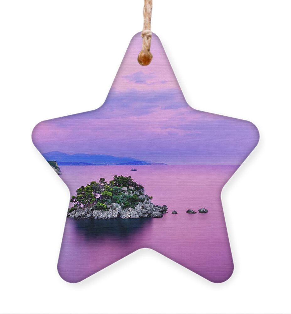 Parga Ornament featuring the photograph Lady's island by Alexios Ntounas