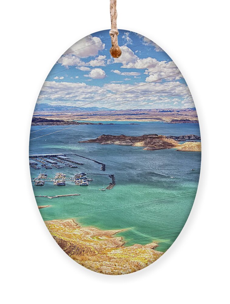 Lake Mead Ornament featuring the photograph Lake Mead, Nevada by Tatiana Travelways