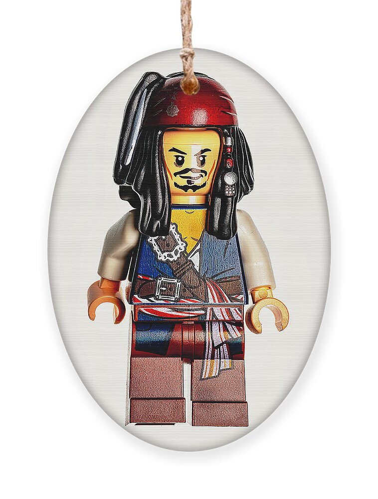 Pirate Ornament featuring the photograph Lego People 4 by James Sage