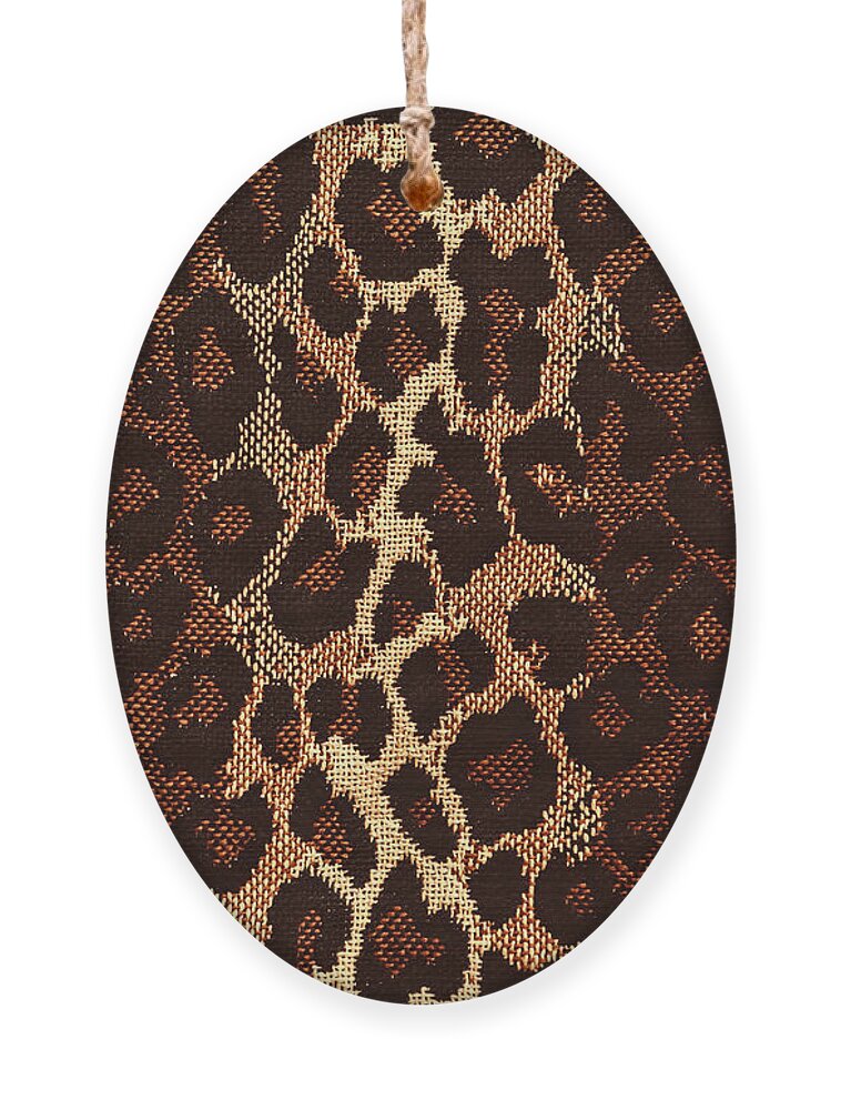 Leopard Print Ornament featuring the photograph Leopard Print by Susan Rissi Tregoning
