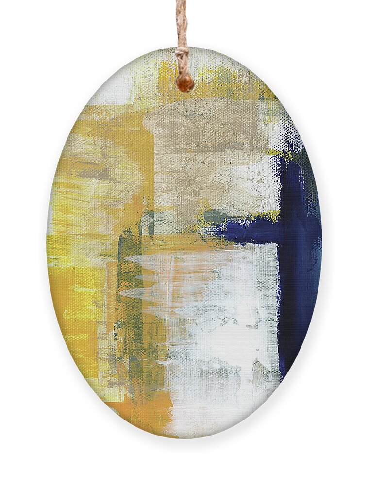 Abstract Ornament featuring the painting Light Of Day 3 by Linda Woods