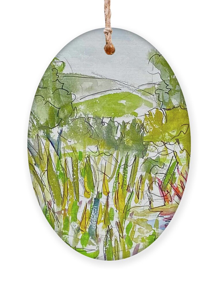  Ornament featuring the painting Lily Pons 2 by John Macarthur