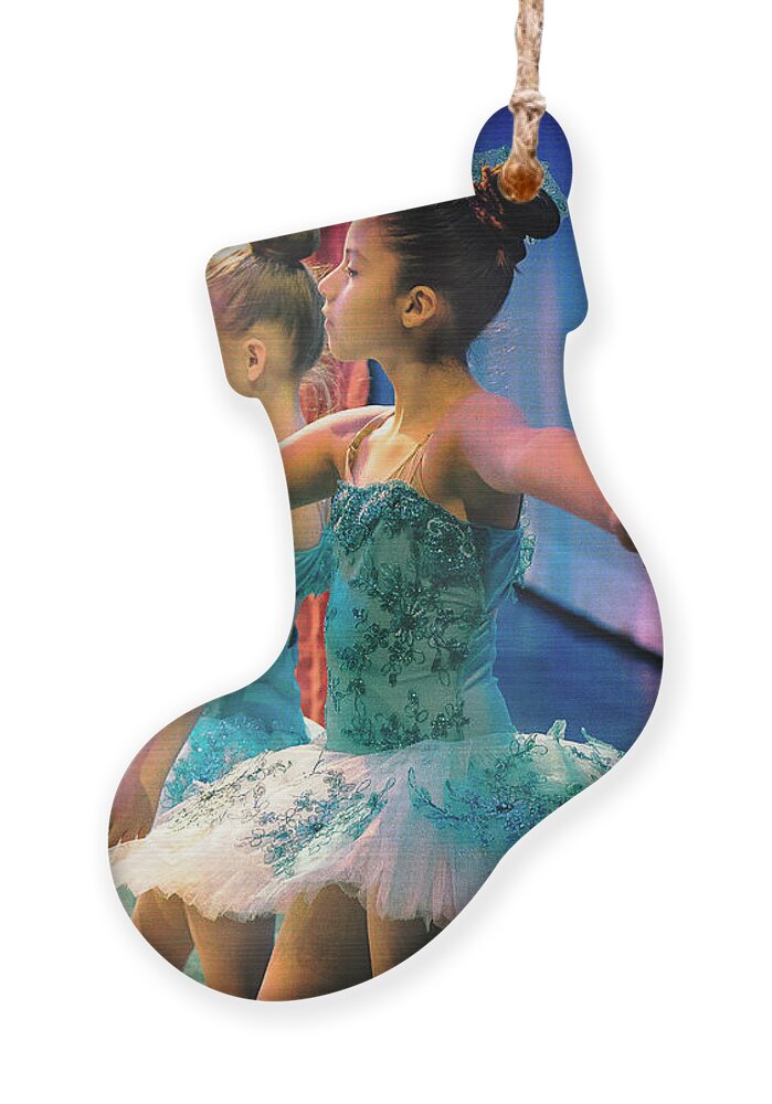 Ballerina Ornament featuring the photograph Little Blue Faires by Craig J Satterlee