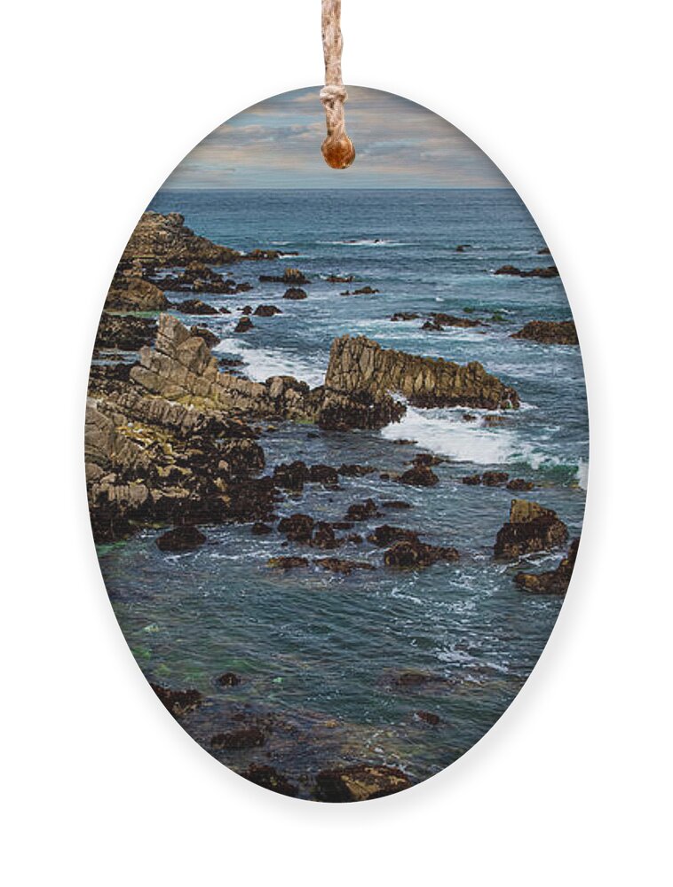 Beach Ornament featuring the photograph Lover's Point Rocky Coast by David Levin