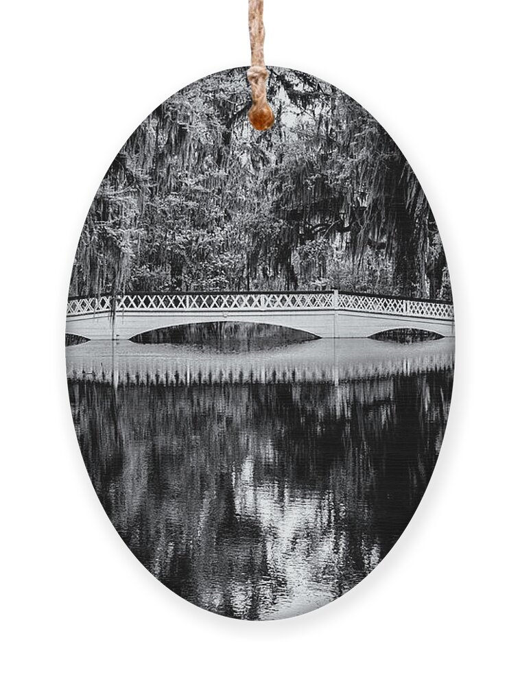 Marietta Georgia Ornament featuring the photograph Magnolia Garden Bridge by Tom Singleton