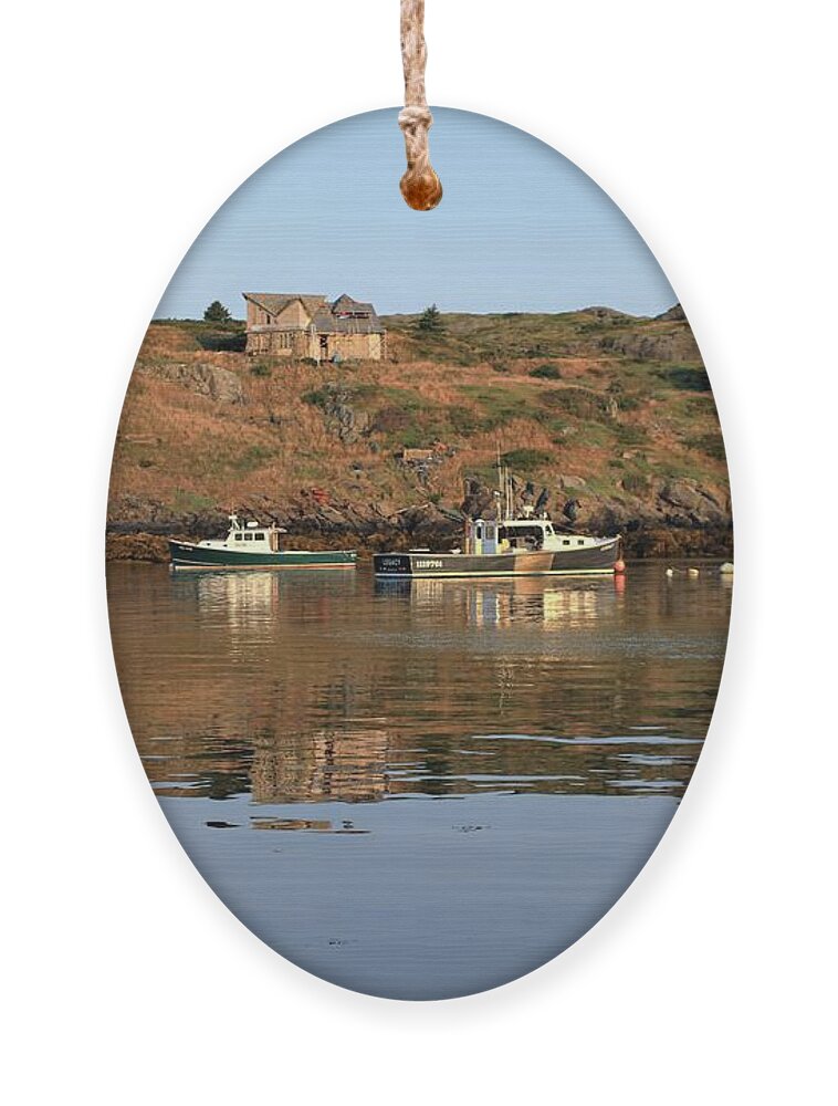 Island Ornament featuring the photograph Manana Island by Marcia Lee Jones