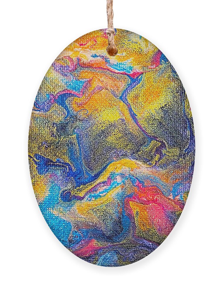 Abstract Ornament featuring the painting Mangroves by Christine Bolden