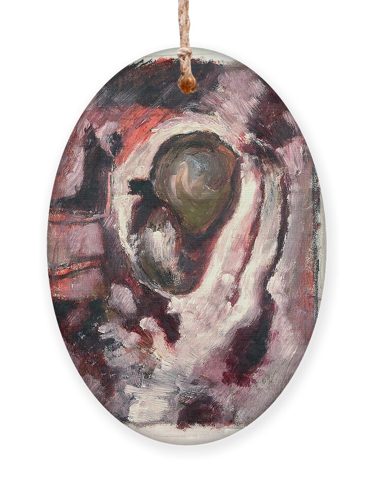#paint Ornament featuring the painting Metastasis by Veronica Huacuja