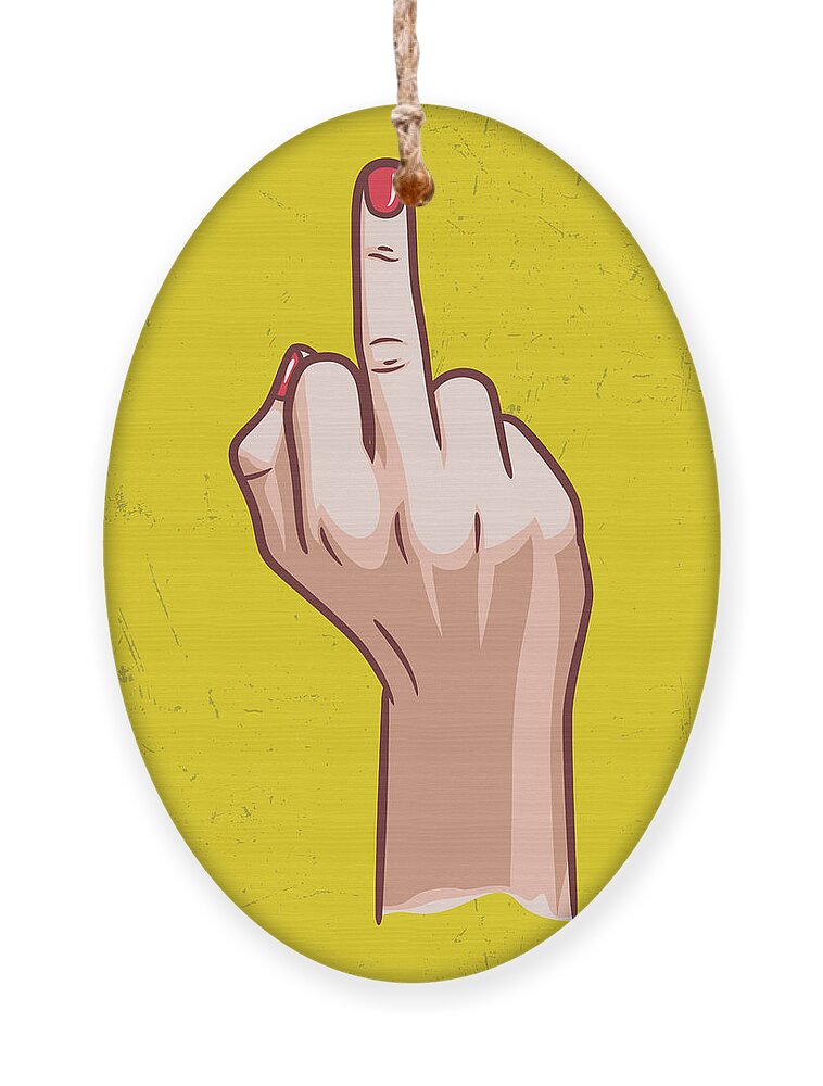 Buy wholesale Pop Art middle finger hand canvas pictures wall art