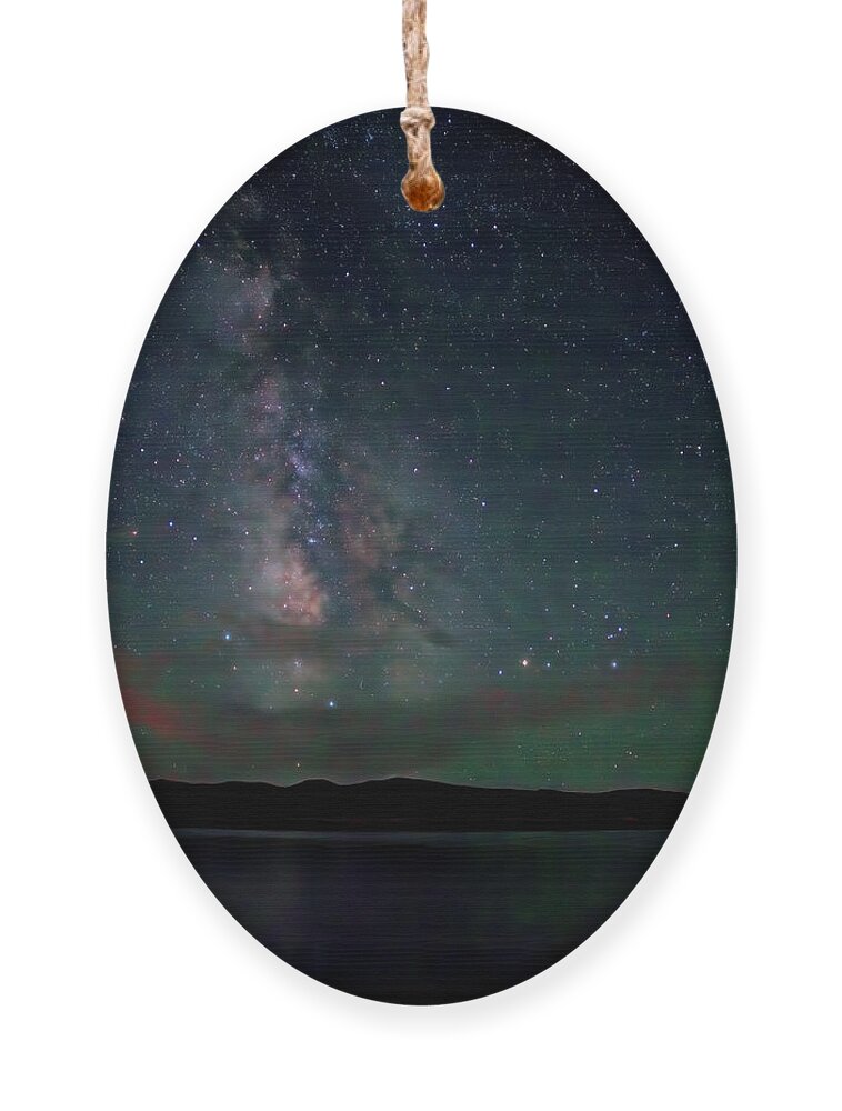 Milky Way Ornament featuring the photograph Milky Way Over South Park by Bob Falcone