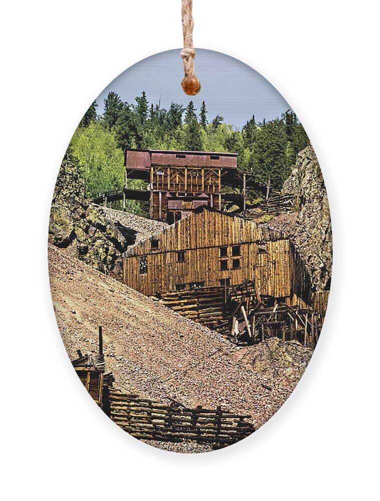 Colorado Ornament featuring the photograph Mine On The Mountain by Lana Trussell