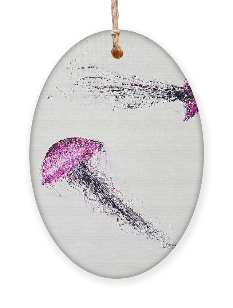 Abstract Ornament featuring the painting Misdirection by Christine Bolden