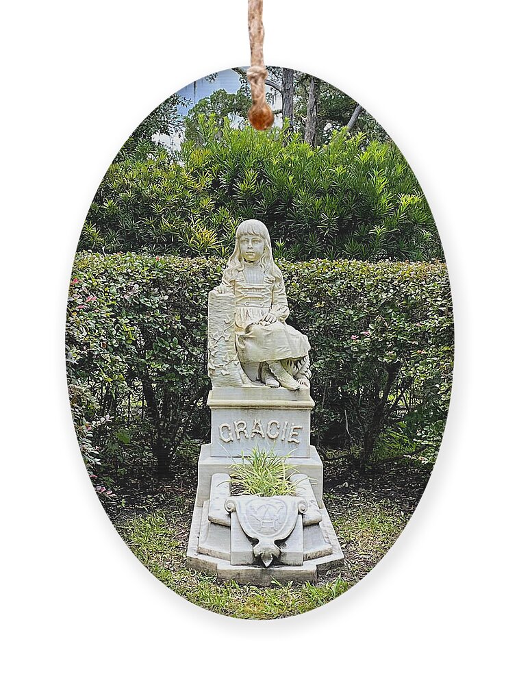 Grave Ornament featuring the photograph Miss Gracie by Lee Darnell