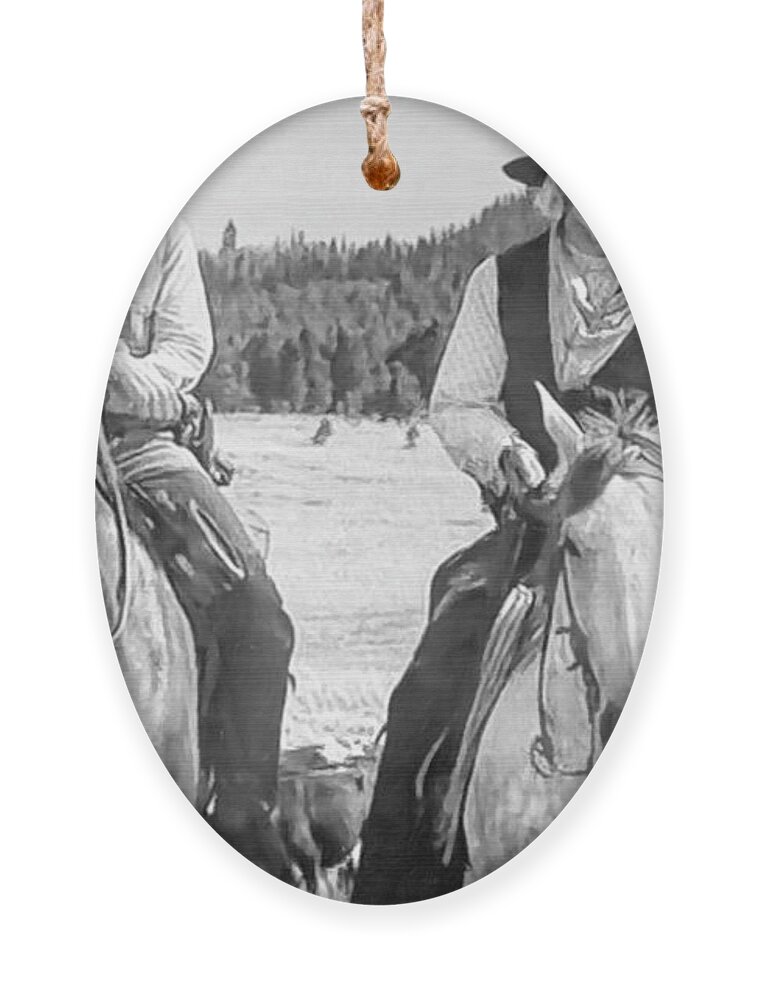 Lonesome Dove Ornament featuring the photograph Montana - A Cowboys Paradise by Donna Kennedy