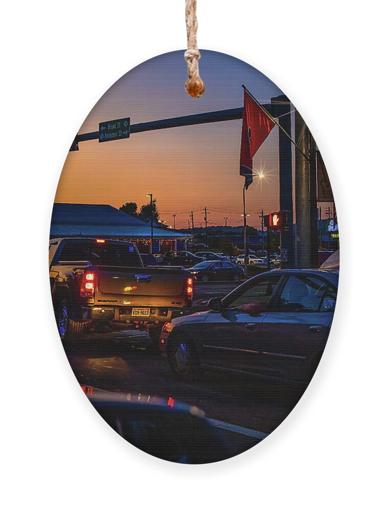 Sundown Ornament featuring the photograph More Bristol Nights... by Shelia Hunt