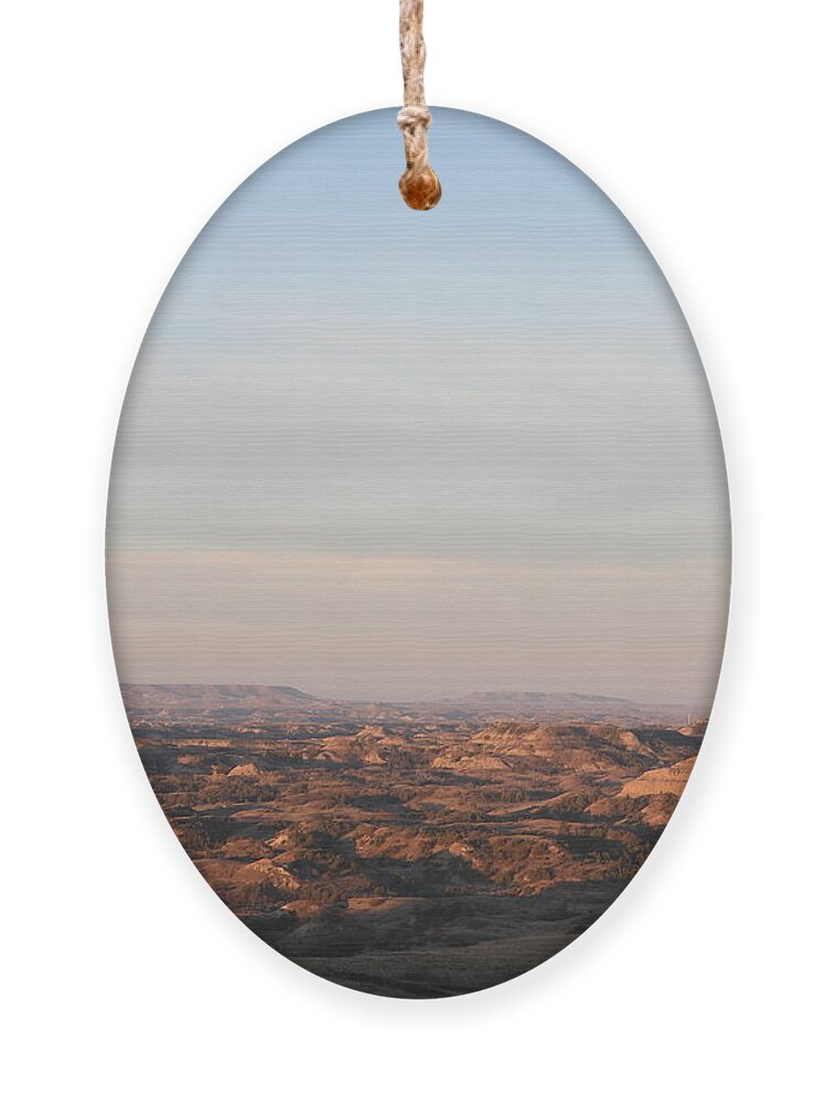 Morning Light Ornament featuring the photograph Morning Light West of Buck Hill by Amanda R Wright