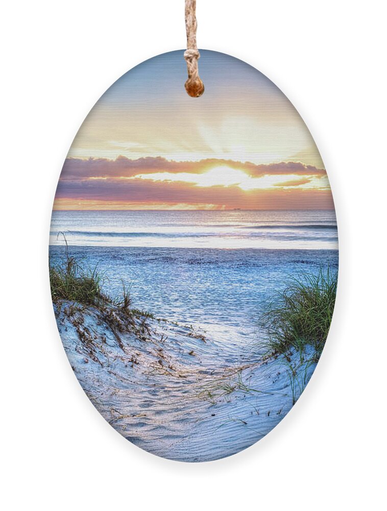 Clouds Ornament featuring the photograph Morning's Blessings by Debra and Dave Vanderlaan