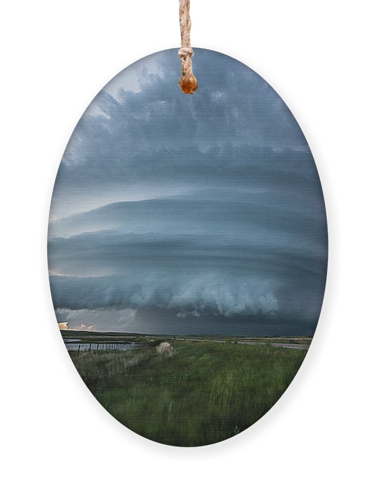 Supercell Ornament featuring the photograph Mothership by Marcus Hustedde