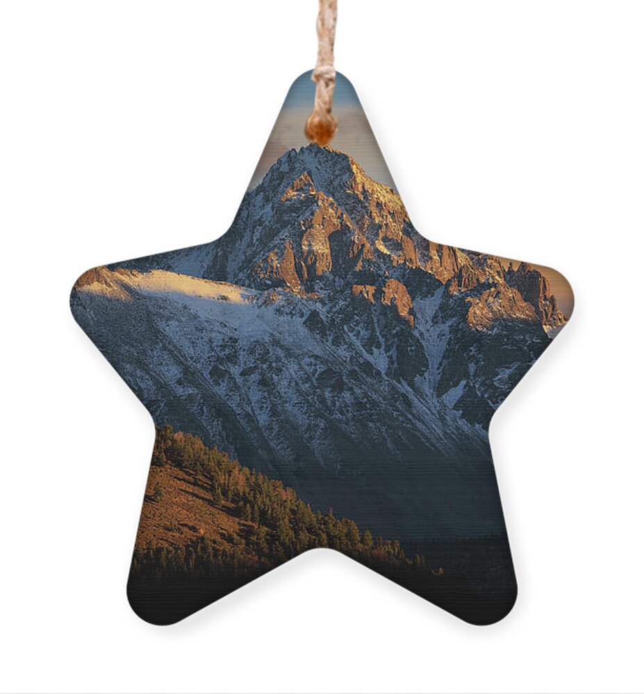 Mount Sneffels Ornament featuring the photograph Mount Sneffels by Kevin Schwalbe